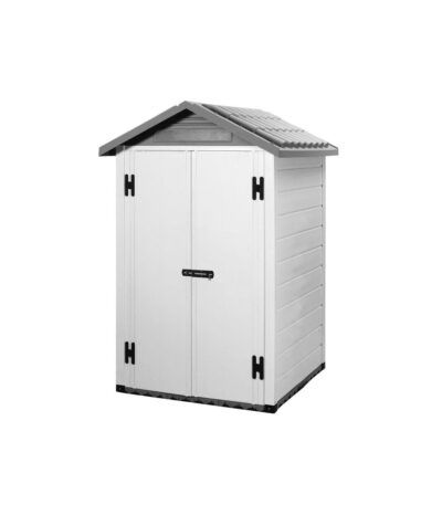 Tuscany Grey 120 2P – casetta da giardino in PVC, colore grigio